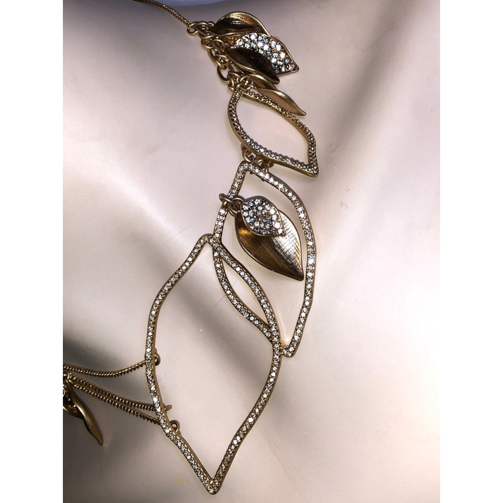 CHLOE & ISABEL Gilded Leaf Elegance Statement Necklace - N003 - Picture 2 of 5